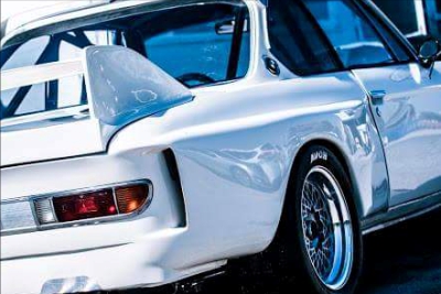 BMW CSL 3,5 Verbreiterte Kotfl&uuml;gel-hinten